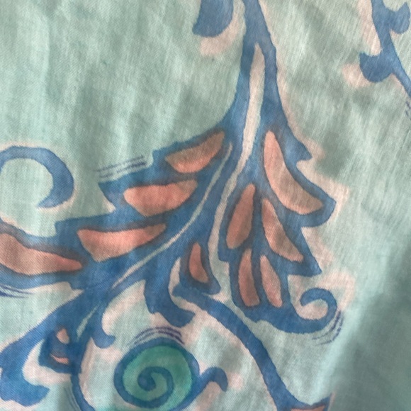 Winter Sun ladies M linen print open front jacket - Picture 5 of 5